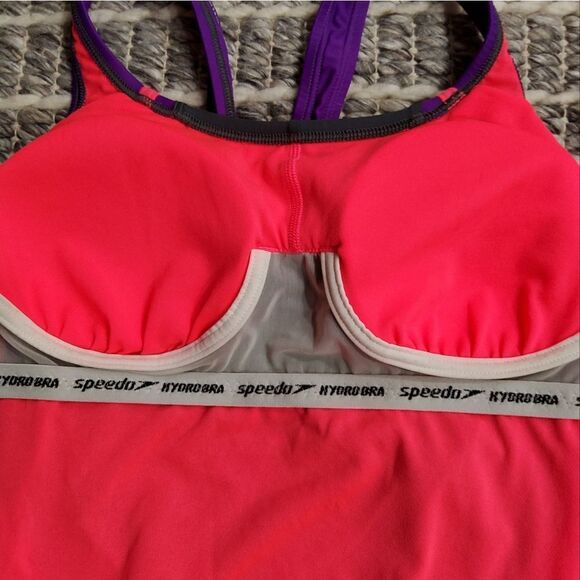 Speedo Quantum Splice One Piece Swimsuit Size 10 - Picture 6 of 9